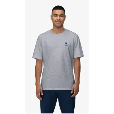 Norrøna /29 Cotton Activity Embroidery T-Shirt M Grey Melange - L