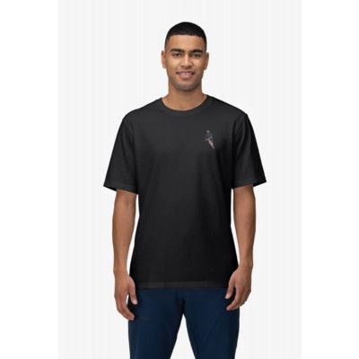 Norrøna /29 Cotton Activity Embroidery T-Shirt M's Caviar
