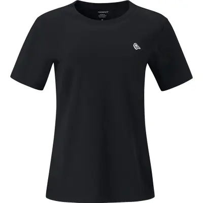 Norrøna /29 Cotton Viking Patch T-Shirt W´s Caviar Black - M