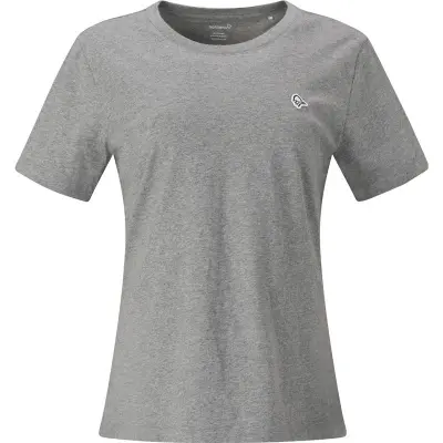 Norrøna /29 Cotton Viking Patch T-Shirt W´s Grey Melange - S