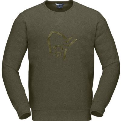 Norrøna Crew Neck Unisex Olive Night