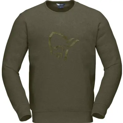 Norrøna Crew Neck Unisex Olive Night - XS