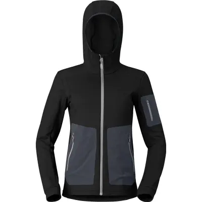 Norrøna Falketind Warm2 Stretch Hood W´s Caviar Black - L
