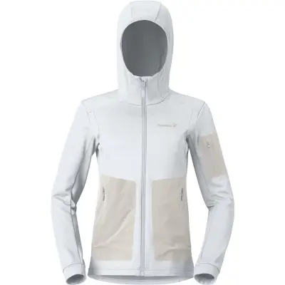 Norrøna Falketind Warm2 Stretch Hood W´s Snow White - S