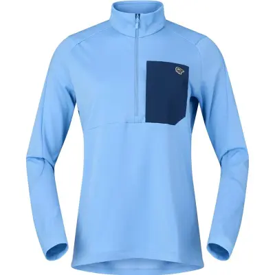 Norrøna Femund Warm1 Half-Zip W´s Frozen Fjord - XS