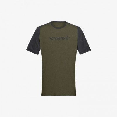 Norrøna Fjørå Equaliser Lightweight T-Shirt (M) Olive Night