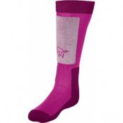 Norrøna Lofoten Mid Weight Merino Socks Festival Fuchsia