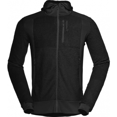 Norrøna Men's Falketind Alpha120 Zip Hood Caviar Black