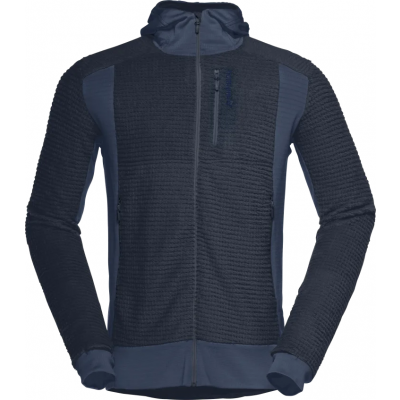 Norrøna Men's Falketind Alpha120 Zip Hood Indigo Night Blue