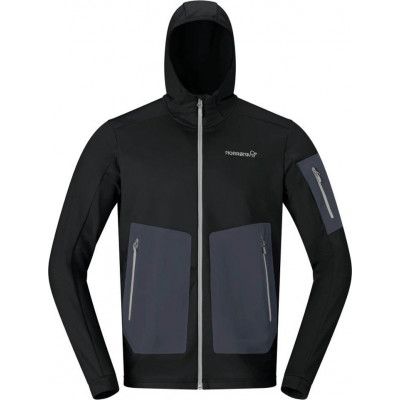 Norrøna Men's Falketind Warm Stretch Hood Caviar Black