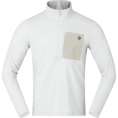 Norrøna Men's Femund Warm1 Half-Zip Snow White