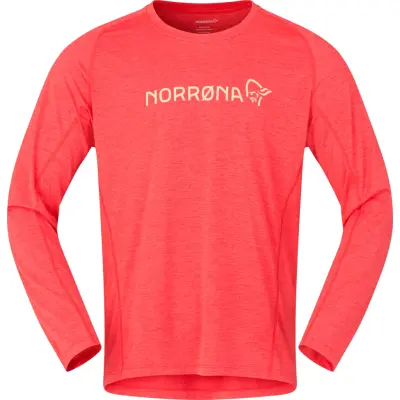Norrøna Men's Fjørå Equaliser Lightweight Long Sleeve Paprika