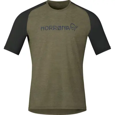 Norrøna Men's Fjørå Equaliser Lightweight T-Shirt Olive Night