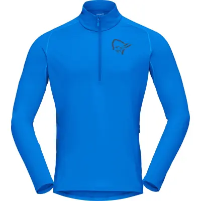 Norrøna Men's Fjørå Equaliser Long Sleeve Zip Top Skydiver