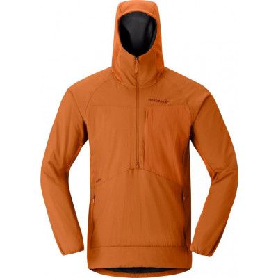 Norrøna Men's Møre Octa Zip Hood  Gold Flame