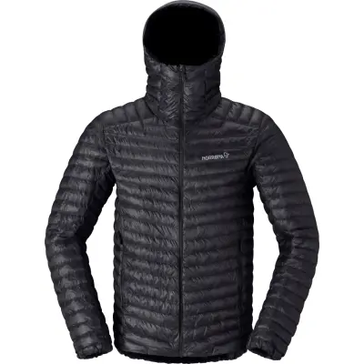 Norrøna Men's Trollveggen Superlight Down Hood Caviar Black