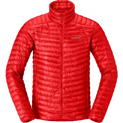 Norrøna Men's Trollveggen Superlight Down Jacket Arednalin Red