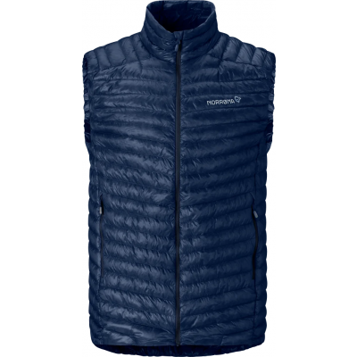 Norrøna Men's Trollveggen Superlight Down Vest Indigo Night Blue