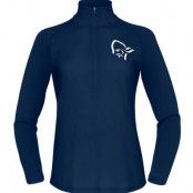 Norrøna Pureull Zip Neck W's Indigo Night