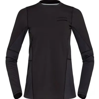 Norrøna Senja Equaliser Lightweight Long Sleeve Caviar - M