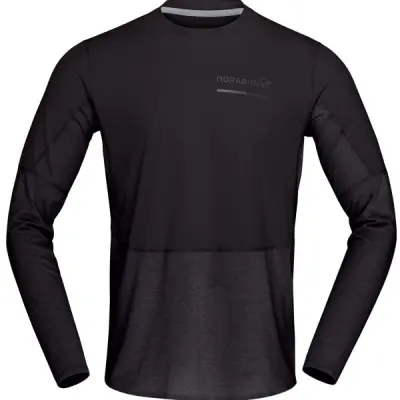 Norrøna Senja Equaliser Lightweight Long Sleeve Caviar - S