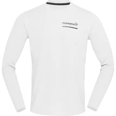 Norrøna Senja Equaliser Lightweight Long Sleeve Snow White - L