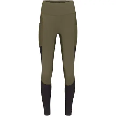 Norrøna Senja Equaliser Stretch Tights W's Olive Night/Caviar - L