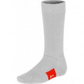 Norrøna Senja Merino Lightweight Socks Long Light Grey/Arednaline