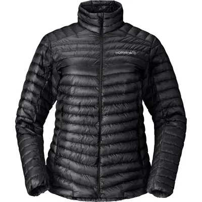 Norrøna Trollveggen Down800 Super Light Jacket W Caviar Black - L