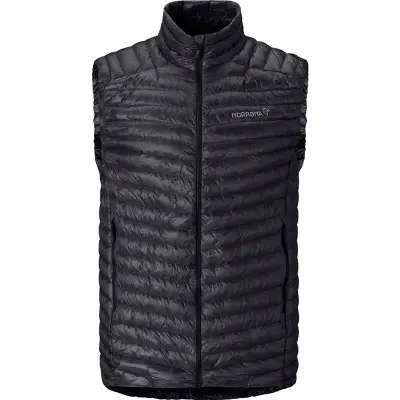 Norrøna Trollveggen Down800 Super Light Vest M'S Caviar Black - XL