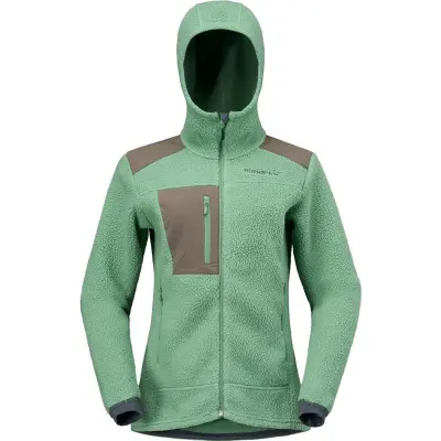 Norrøna trollveggen warm3 Zip Hood W's Dark Ivy - S
