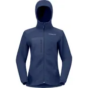 Norrøna trollveggen warm3 Zip Hood W's Indigo Night
