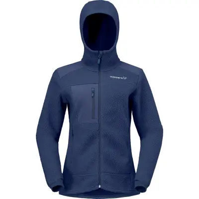 Norrøna trollveggen warm3 Zip Hood W's Indigo Night - L