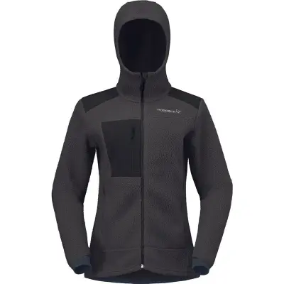 Norrøna trollveggen warm3 Zip Hood W's Phantom - M