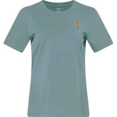 Norrøna Women's /29 Cotton Activity Embroidery T-Shirt Trooper