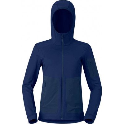 Norrøna Women's Falketind Warm Stretch Hood Indigo Night Blue