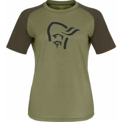 Norrøna Women's Femund pureUll T-Shirt Loden Green