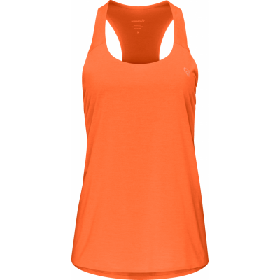 Norrøna Women's Femund Tech Singlet Orange Alert