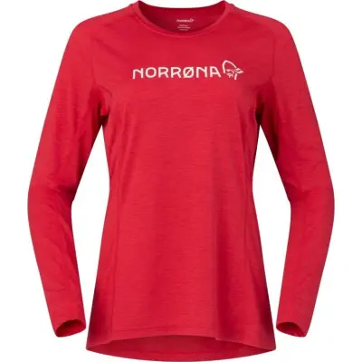 Norrøna Women's Fjørå Equaliser Lightweight Long Sleeve Aura Orange