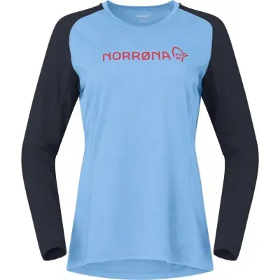 Norrøna Women's Fjørå Equaliser Lightweight Long Sleeve Frozen Fjord