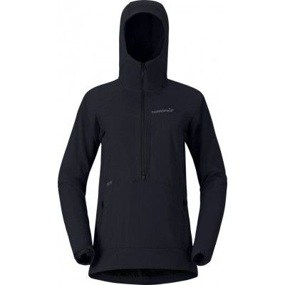 Norrøna Women's Møre Octa Zip Hood  Caviar