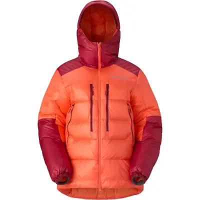 Norrøna Women's Trollveggen Down800 Hood  Orange Alert
