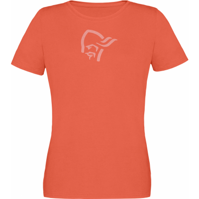 Norrøna Women's /29 Cotton Viking T-shirt Orange Alert