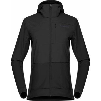 Norrøna Women's Falketind Alpha90 Insulated Zip Hood Caviar