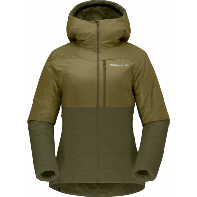 Norrøna Women's Falketind Thermo60 Hood Olive Drab/Olive Night