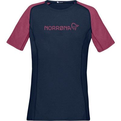 Norrøna Women's Fjørå Equaliser Lightweight T-Shirt Violet Quartz/Indigo Night