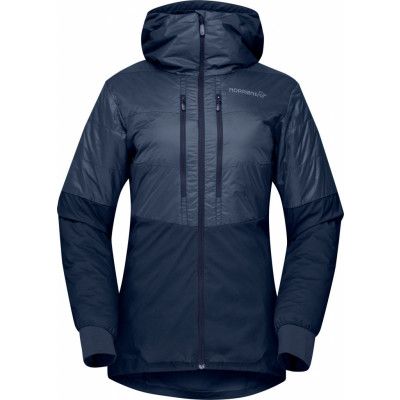Norrøna Women's Lyngen Aero80 Insulated Zip Hood Indigo Night