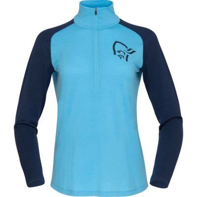 Women's Norrøna Pureull Zip Neck