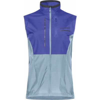 Norrøna Women's Senja Aero90 Vest  Royal Blue/Blue Fog