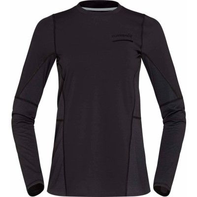 Norrøna Women's Senja Equaliser Lightweight Long Sleeve  Caviar